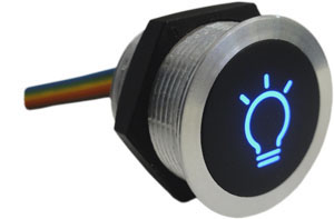 capacitive LED pushbutton/switch CS 25